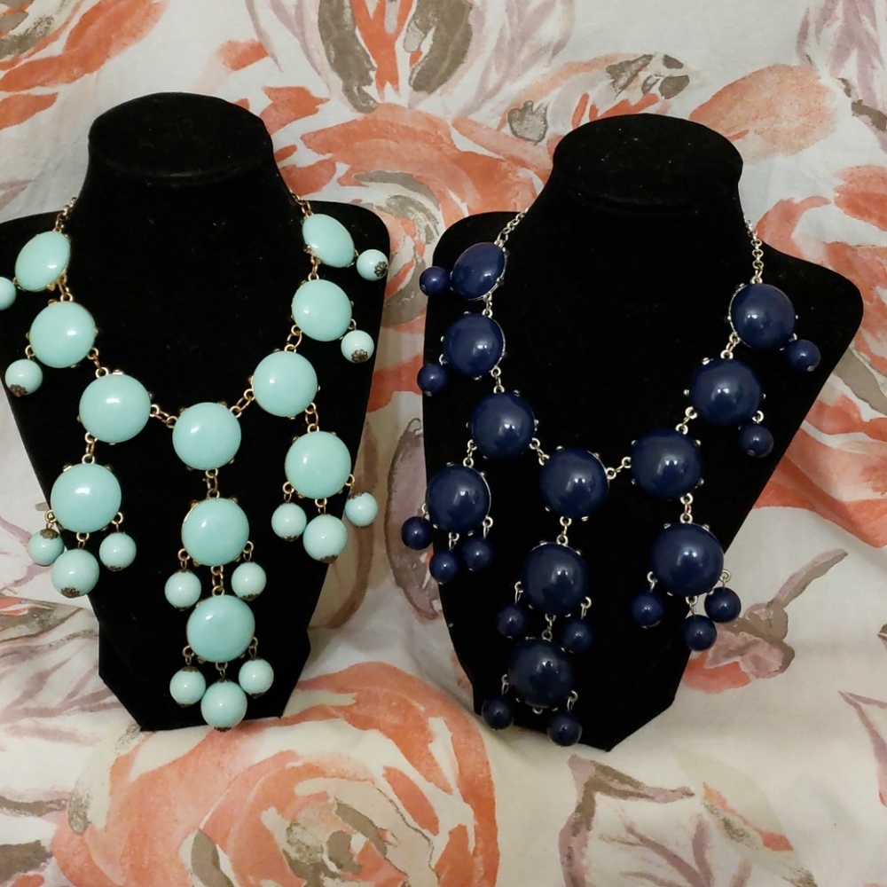 Set of Statement Bubble Necklaces